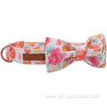 Pattern Dog Collar and Bowtie Durable Luxury Collar